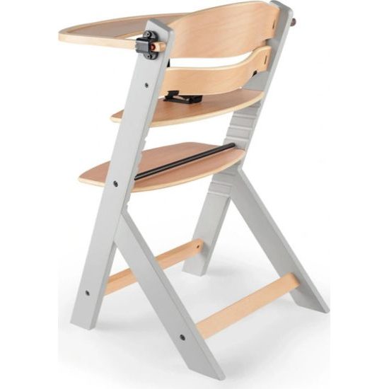 Jídelní židlička Kinderkraft Enock šedá