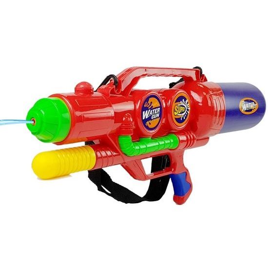Dětská vodní pistole se zásobníkem 2500 ml Water Gun červená