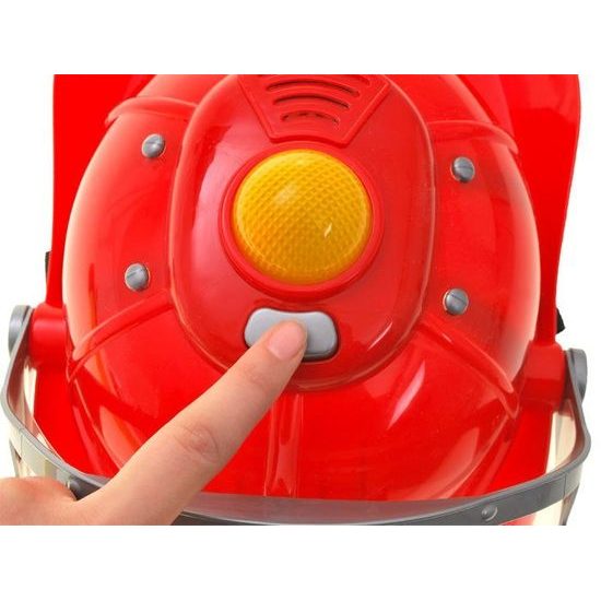 Hasičská sestava pro děti s helmou a světlem City Hero