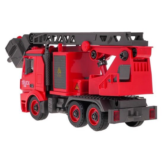 Šroubovací požární auto se zvuky a funkcí vody Fire Brigade