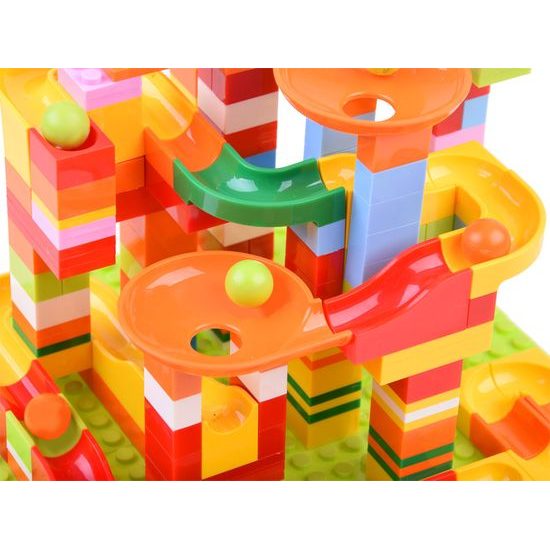 Majlo Toys dětská kuličková dráha 220 dílků Slide Ball