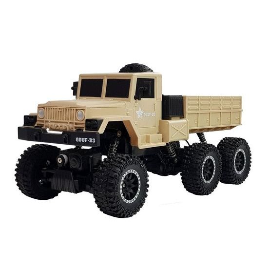 Nákladní auto 6x6 na dálkové ovládání Army Truck hnědé 1:12