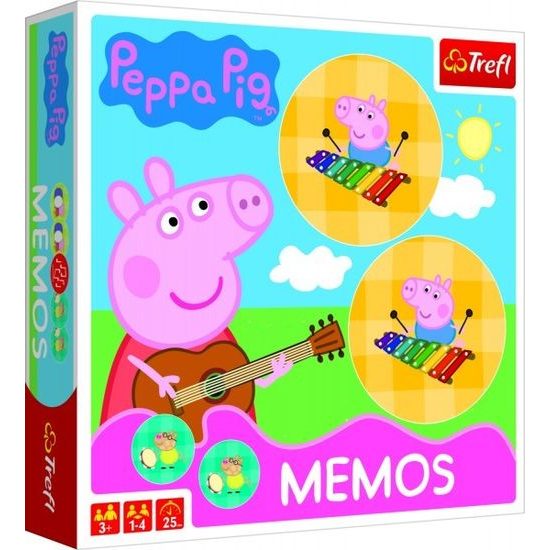 Pexeso Prasátko Peppa/Peppa Pig - společenská hra - 36 kusů