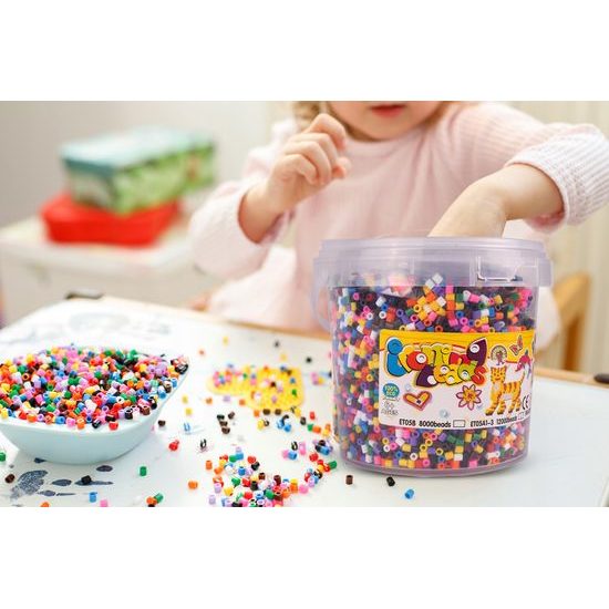 Zažehlovací korálky v kyblíčku Iron Beads 12000 kusů