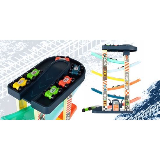 Skluzavka se 6 autíčky Car Ramp