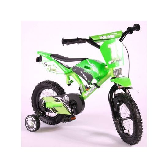 Dětské kolo Volare Motobike Green 12"