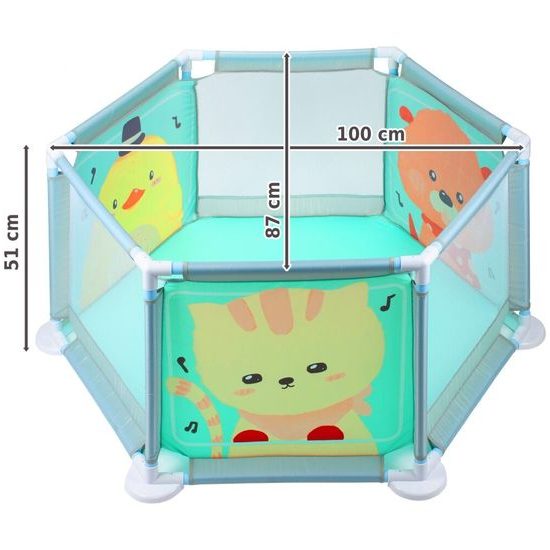 Dětská ohrádka Play Fence - zelená