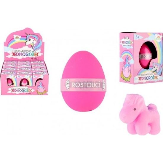 Vejce líhnoucí a rostoucí jednorožec