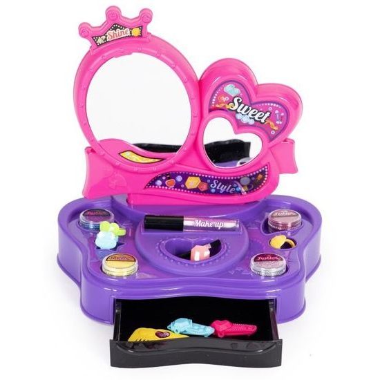 Mini dětská toaletka se zrcadlem Sweet Shine