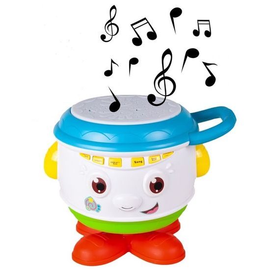 Interaktivní bubínek se zvuky a světly Music Drum