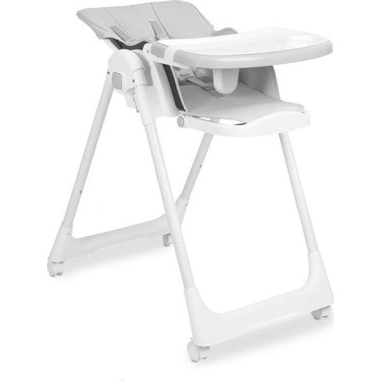 Dětská jídelní židlička Megalo light grey