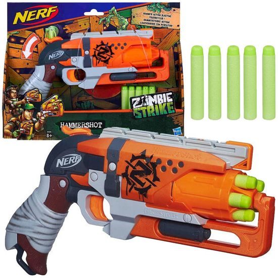 Nerf Zombie Strike dětská pistole na pěnové náboje