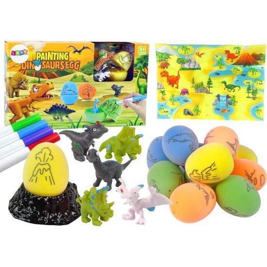 Dinosauří sada na malování vajíček s figurkami