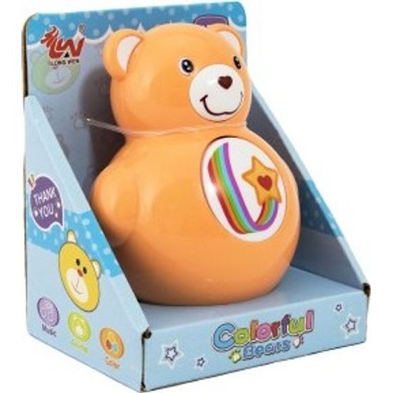 Pískací medvídek Roly Poly mix barev