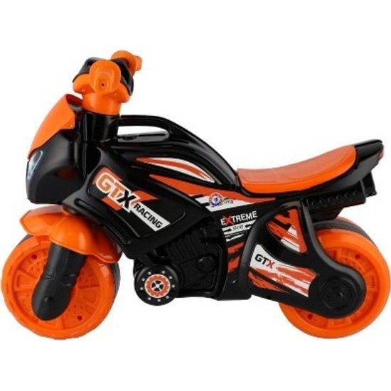 Odrážedlo motorka oranžovo-černá