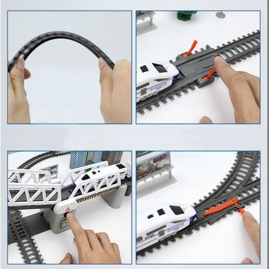 XXL vláčkodráha na baterie Power Train 366 cm