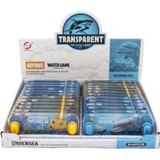 Vodní hlavolam - mořský svět - mix 4 druhy