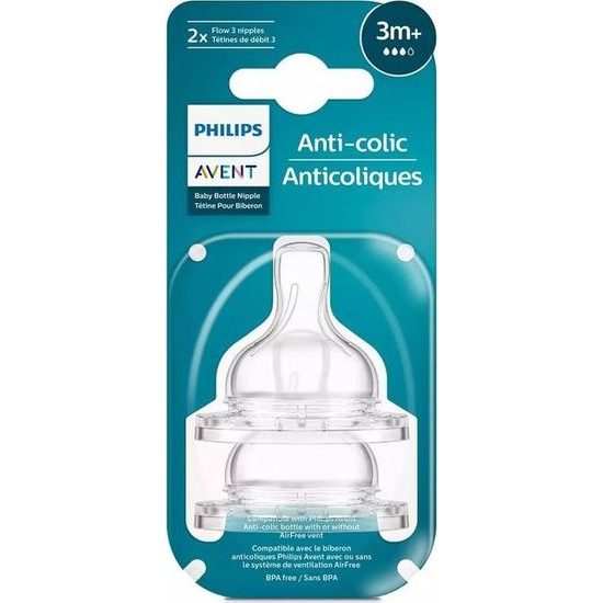 Silikonová antikoliková savička 3+m Philips Avent