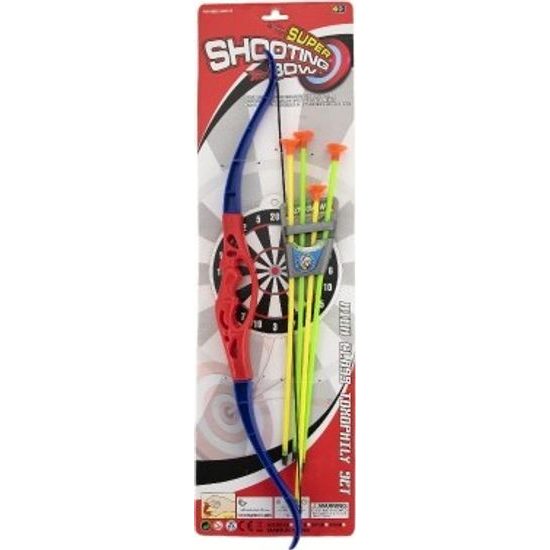 Luk+4 šípy s přísavkami