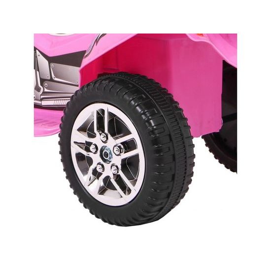 Dětská elektrická tříkolka Racing Pink