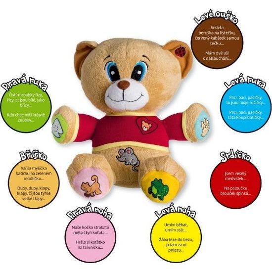 Medvěd Tedík česky mluvící - na baterie