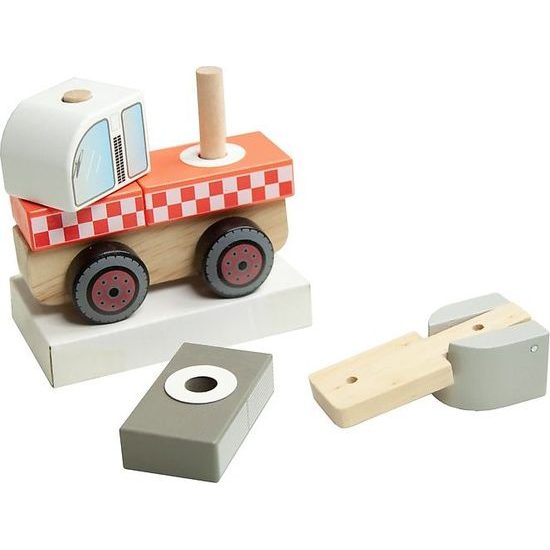 TREFL Dřevěné hasičské auto