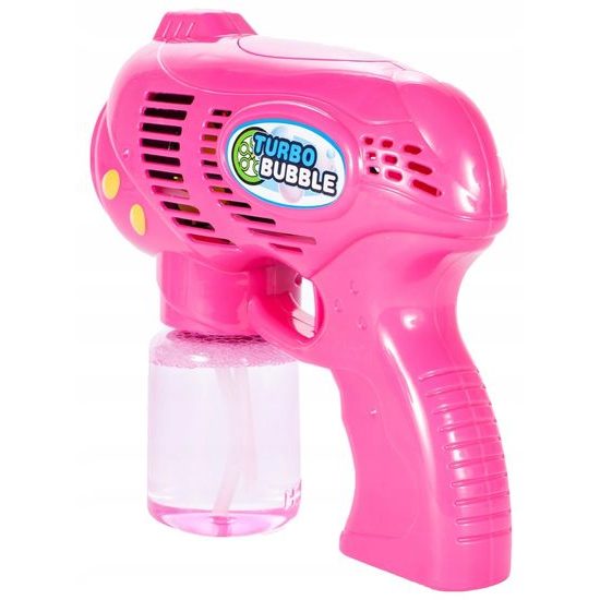 Bublifuk pistole na baterie Turbo Bubble růžová