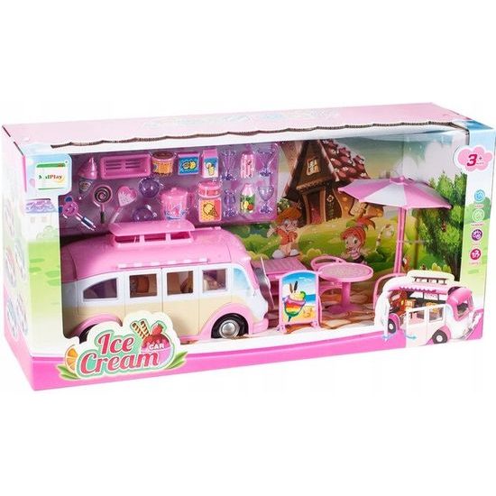 Zmrzlinářské auto pro panenky Ice Cream Car