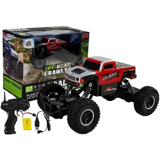 Auto na dálkové ovládání Monster Truck červené 1:20