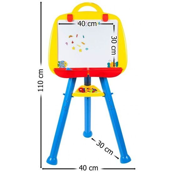 Dětská kreslící tabule s příslušenstvím 2v1 First Classroom