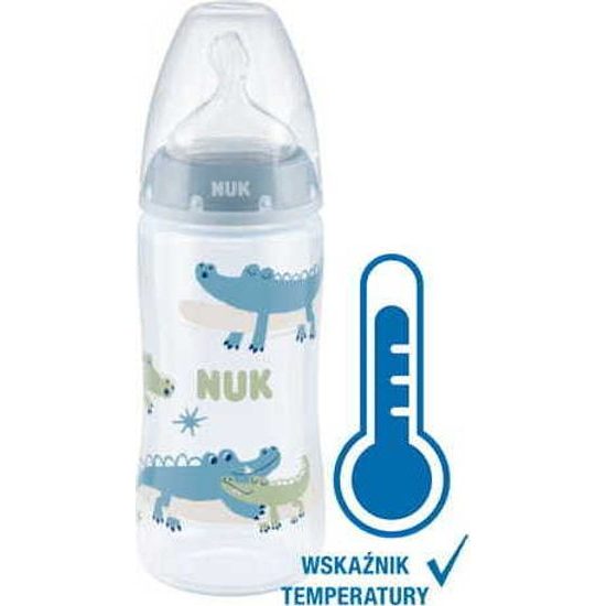 Kojenecká láhev NUK FC+Temperature Control 300 ml BOX-Flow Control savička