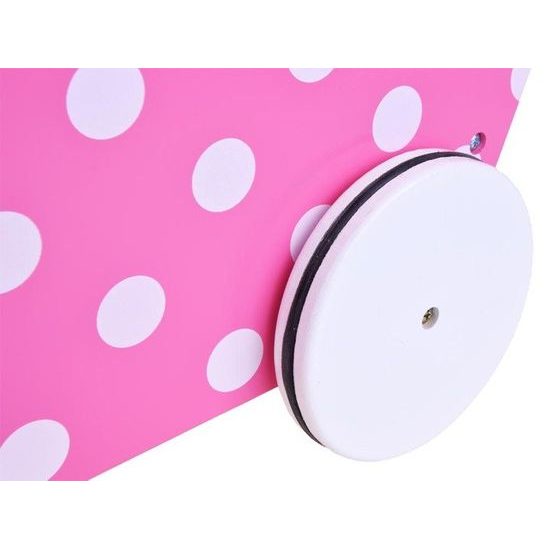 Majlo Toys dětské dřevěné chodítko kočárek pro panenky Retro