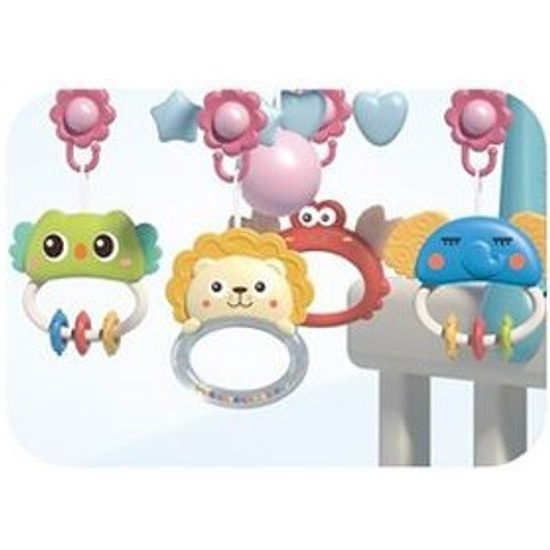 Kolotoč nad postýlku s projektorem a dálkovým ovládáním Music Mobile modrý