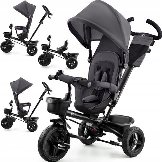 Tříkolka Kinderkraft AVEO šedá