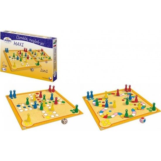 Člověče, nezlob se maxi 2v1 - společenská hra