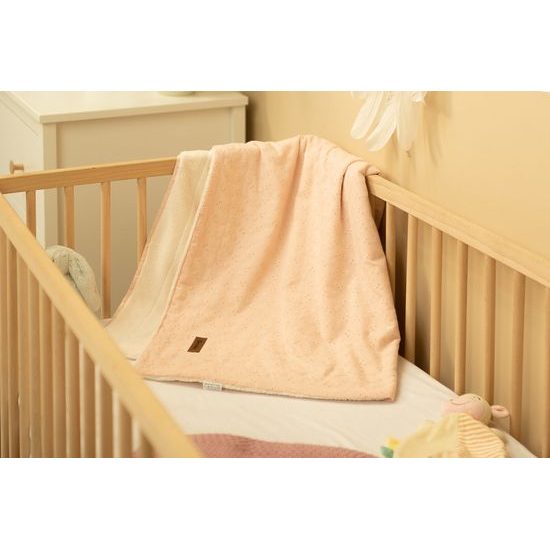 Vyšívaná plyšová deka 80x100 cm