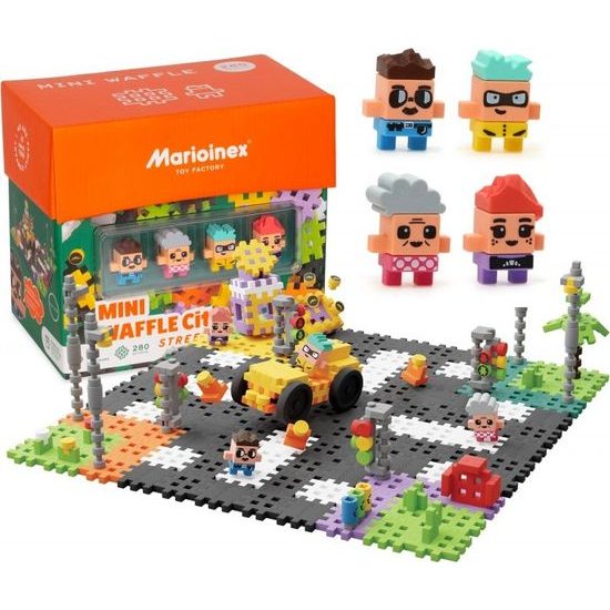 MARIOINEX Stabevní bloky Mini waffle city 280ks