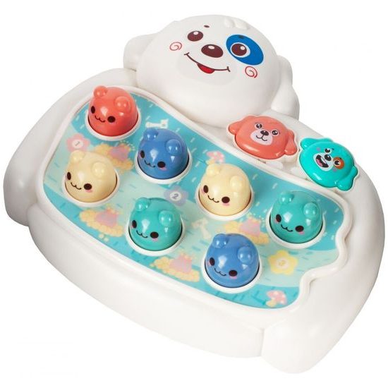 Interaktivní zatloukání míčků pro nejmenší Hamster Game