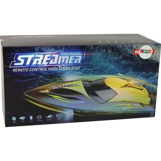 Motorový člun R/C 2.4G červený 35 KM/H