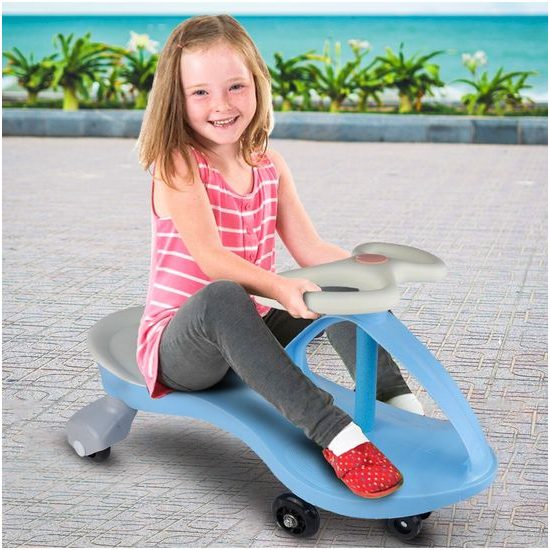 Gravitační odrážedlo se svítícími koly Spinner modré