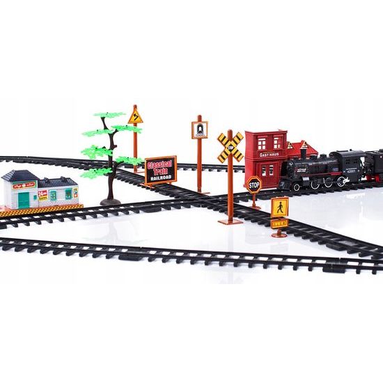 Doris vláčkodráha na baterie s kouřovými a světelnými efekty Rail King