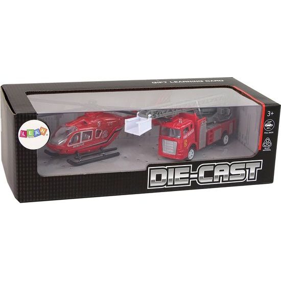 Hasičské auto s vrtulníkem