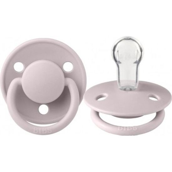 BIBS DE LUX - Silikonový dudlík, 0 - 36 m, Pink plum