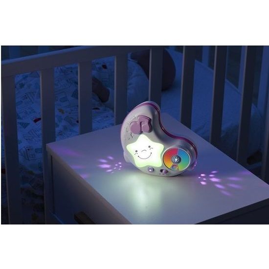 Chicco hrací deka s projekcí a melodiemi růžová