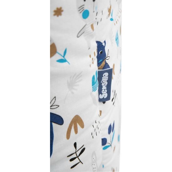 Bavlněný koš na hračky zvířátka šedá