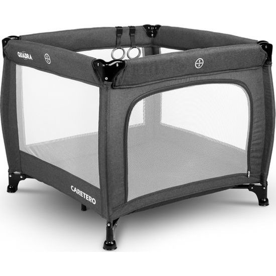 Dětská skládací ohrádka CARETERO Quadra graphite