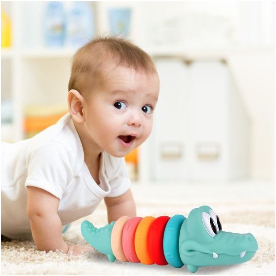 Senzorické kroužky pro nejmenší Color Crocodille