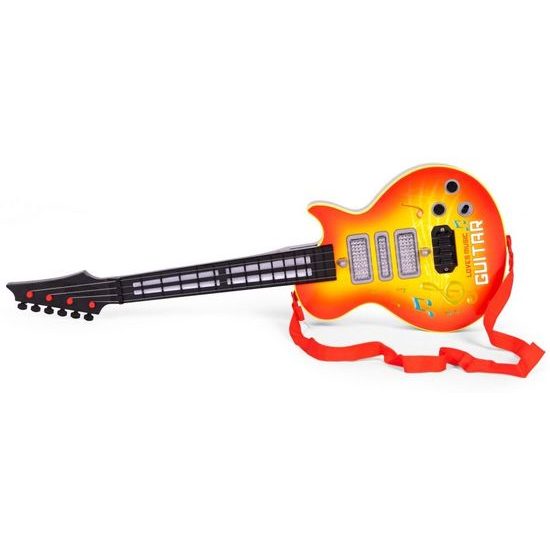 Dětská kytara Rock Guitar s osvětlením 54 cm