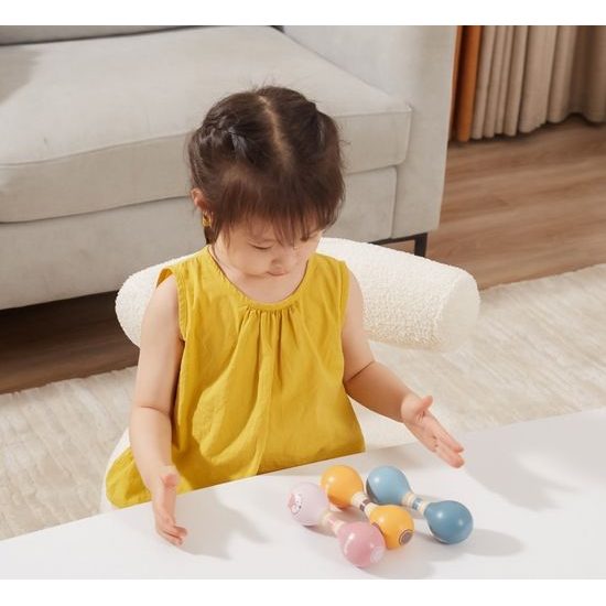 Dřevěná dvojitá rumbakoule Viga Liška