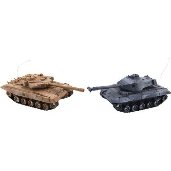 Tank RC 2ks 25cm tanková bitva + dobíjecí pack